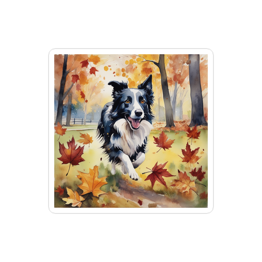 PugMug Custom Border Collie Sticker