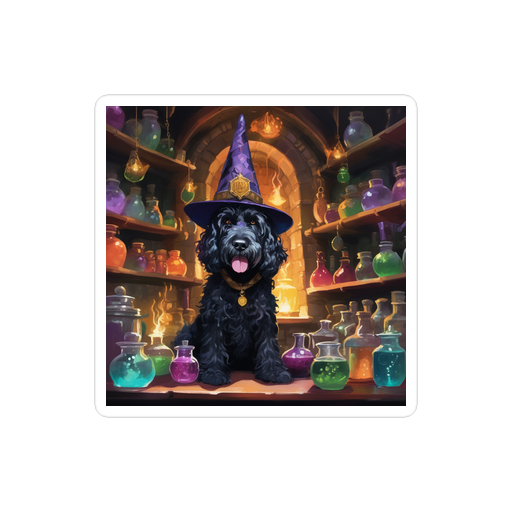 PugMug Custom Portuguese Water Dog Sticker