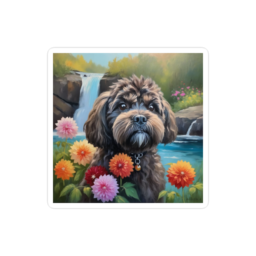 PugMug Custom Lily Sticker