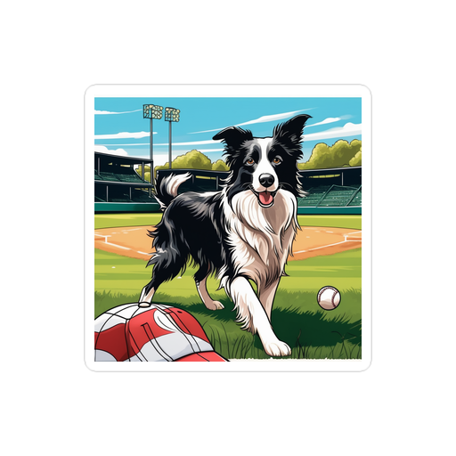 PugMug Custom Border Collie Sticker