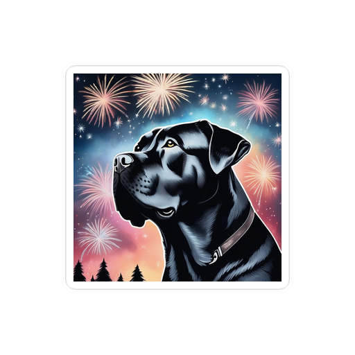 PugMug Custom Cane Corso Sticker