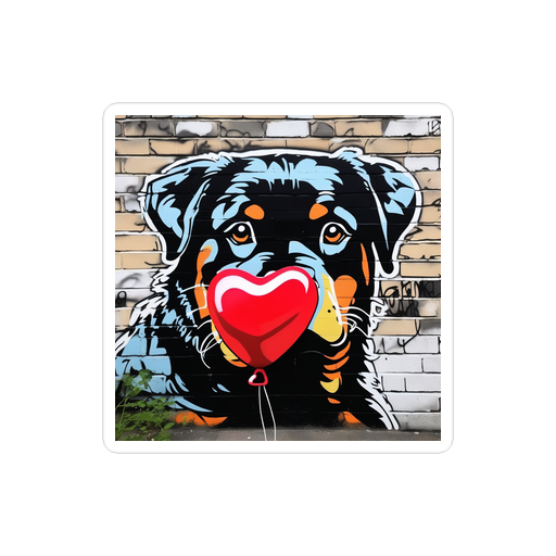 PugMug Custom Rottweiler Sticker