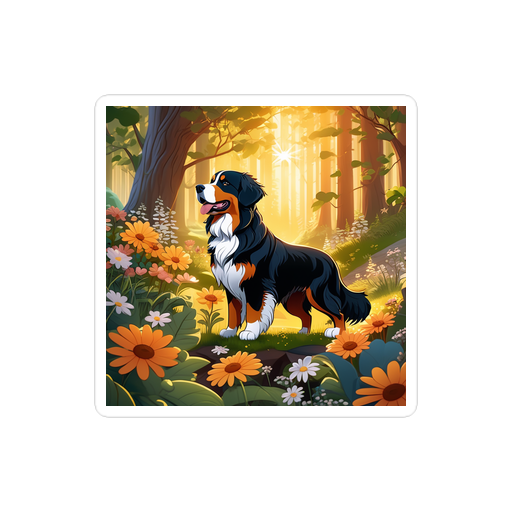 PugMug Custom Bernese Mountain Dog Sticker