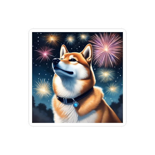 PugMug Custom Shiba Inu Sticker