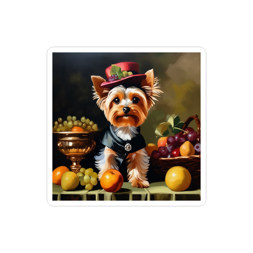 PugMug Custom Yorkshire Terrier Sticker