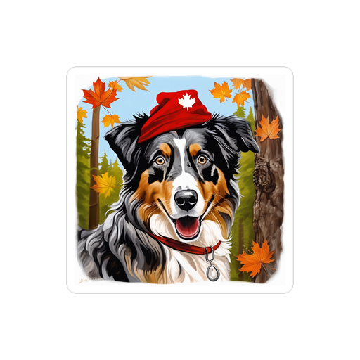 PugMug Custom Australian Shepherd Dog Sticker