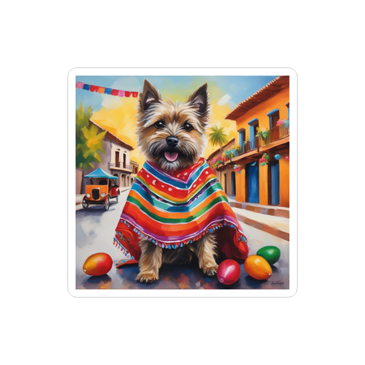 PugMug Custom Cairn Terrier Sticker