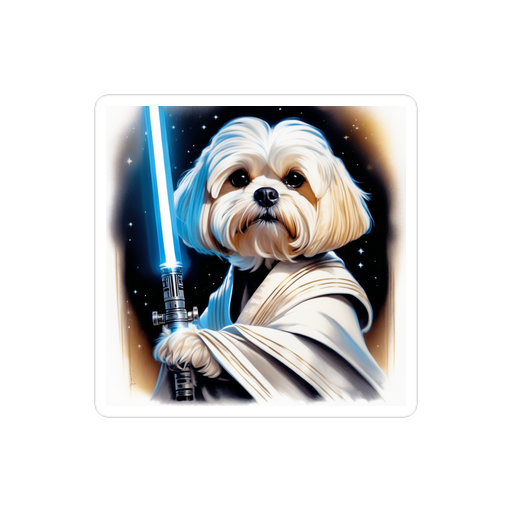 PugMug Custom Maltese Dog Sticker