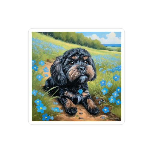 PugMug Custom Lily Sticker