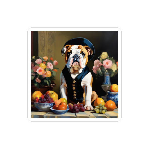 PugMug Custom Bulldog Sticker