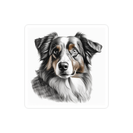 PugMug Custom Australian Shepherd Dog Sticker