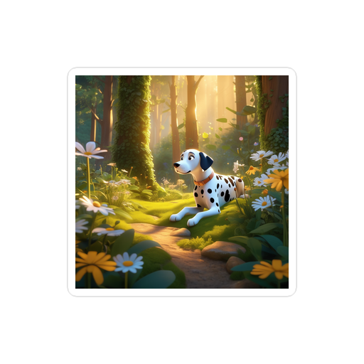 PugMug Custom Dalmatian Sticker