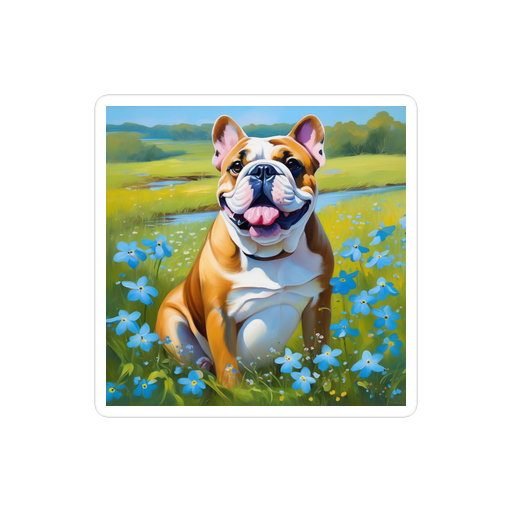 PugMug Custom Bulldog Sticker