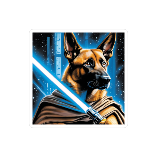 PugMug Custom Belgian Malinois Sticker