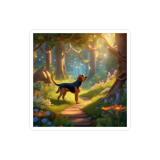 PugMug Custom Bloodhound Sticker