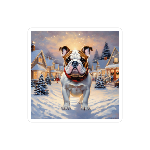 PugMug Custom Bulldog Sticker