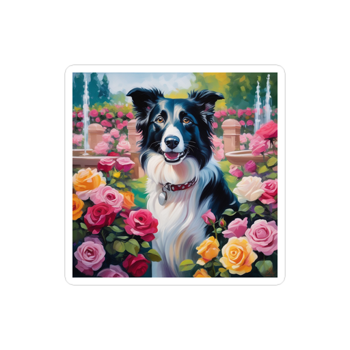 PugMug Custom Border Collie Sticker