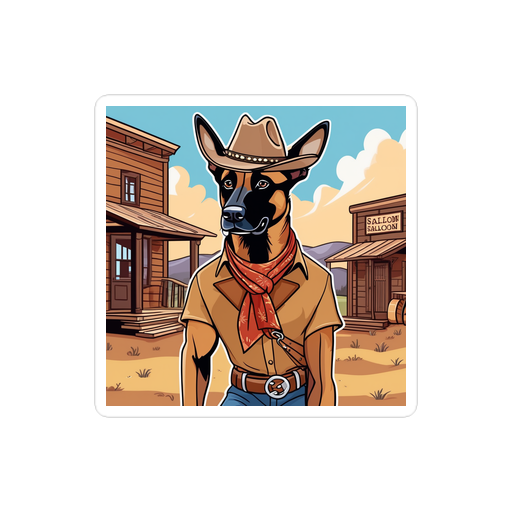 PugMug Custom Belgian Malinois Sticker