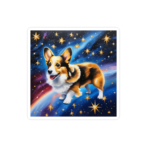 PugMug Custom Pembroke Welsh Corgi Sticker