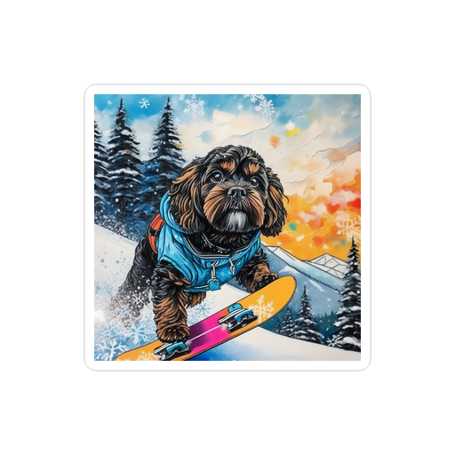 PugMug Custom Lily Sticker