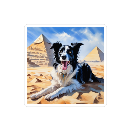 PugMug Custom Border Collie Sticker