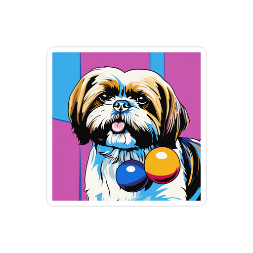 PugMug Custom Shih Tzu Sticker