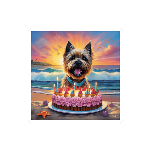 PugMug Custom Cairn Terrier Sticker