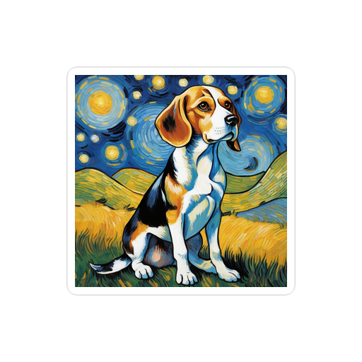 PugMug Custom Beagle Sticker