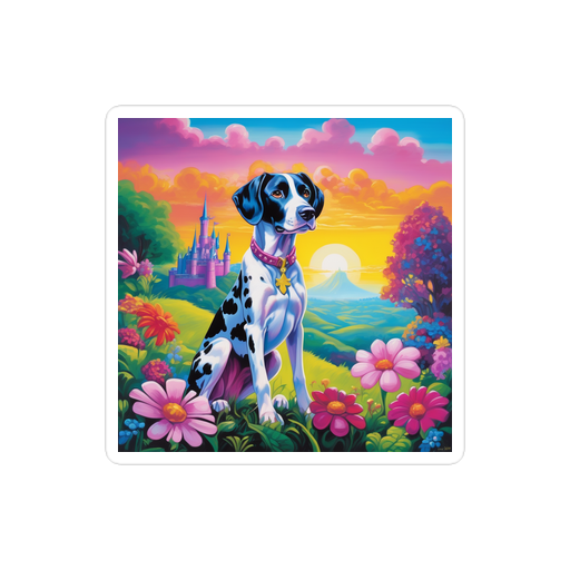 PugMug Custom Pointer Dog Sticker