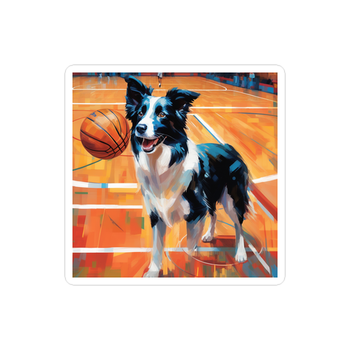 PugMug Custom Border Collie Sticker