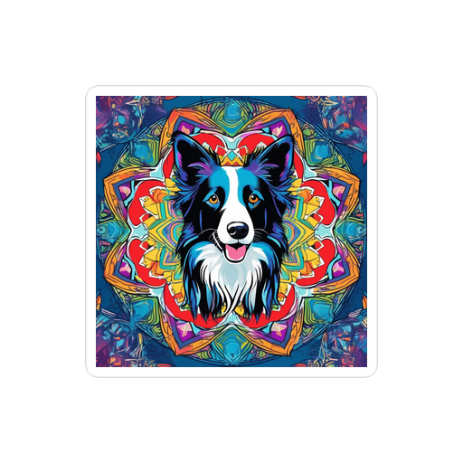 PugMug Custom Border Collie Sticker