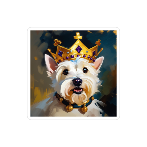 PugMug Custom West Highland White Terrier Sticker