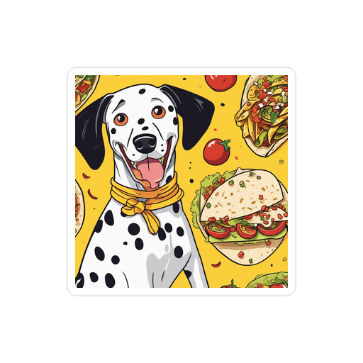 PugMug Custom Dalmatian Sticker