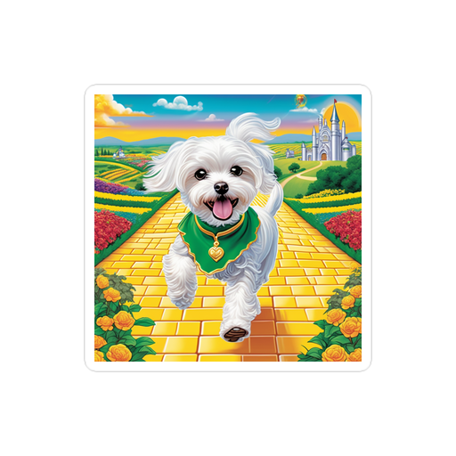 PugMug Custom Maltese Dog Sticker