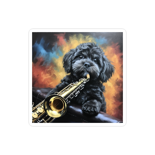 PugMug Custom Lily Sticker