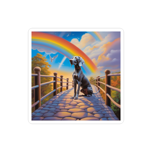 PugMug Custom Weimaraner Sticker