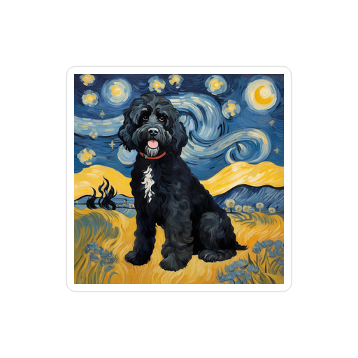 PugMug Custom Portuguese Water Dog Sticker
