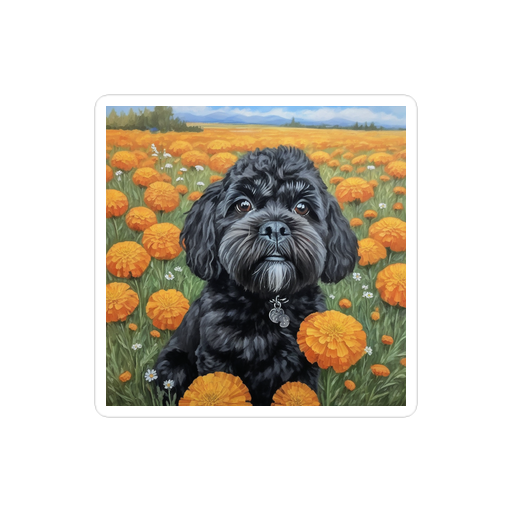 PugMug Custom Lily Sticker