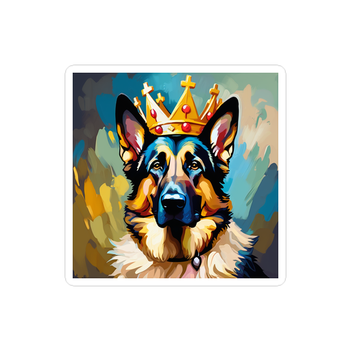PugMug Custom German Shepherd Dog Sticker