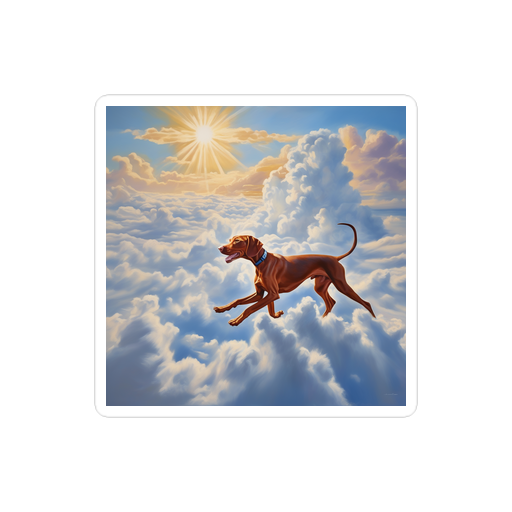 PugMug Custom Vizsla Sticker