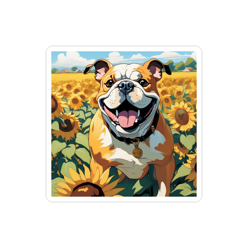 PugMug Custom Bulldog Sticker