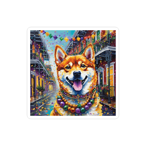 PugMug Custom Shiba Inu Sticker