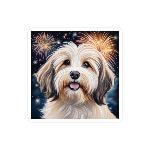 PugMug Custom Tan Havanese Dog Sticker