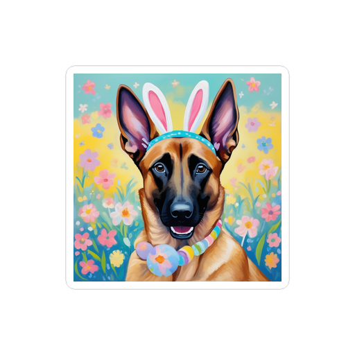 PugMug Custom Belgian Malinois Sticker