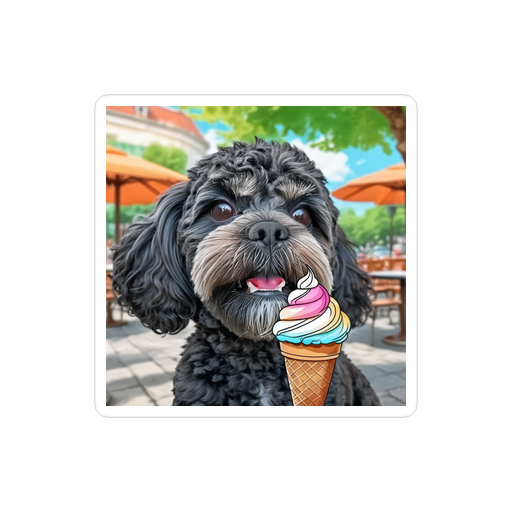 PugMug Custom Lily Sticker