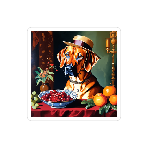 PugMug Custom Rhodesian Ridgeback Sticker