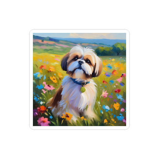 PugMug Custom Shih Tzu Sticker