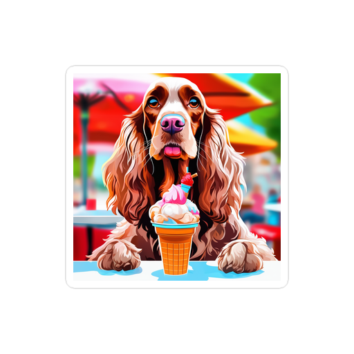 PugMug Custom English Cocker Spaniel Sticker