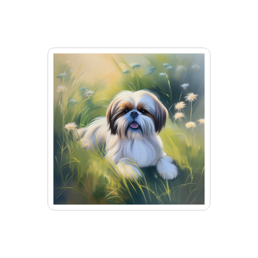 PugMug Custom Shih Tzu Sticker