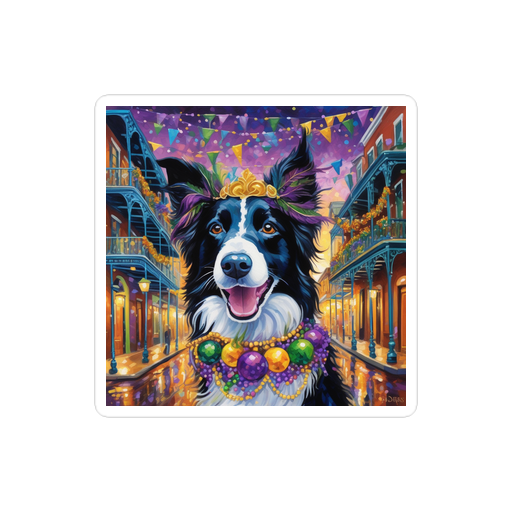 PugMug Custom Border Collie Sticker